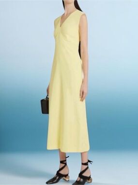 New! EMILIA WICKSTEAD Silk Blend Maxi Dress Size 12